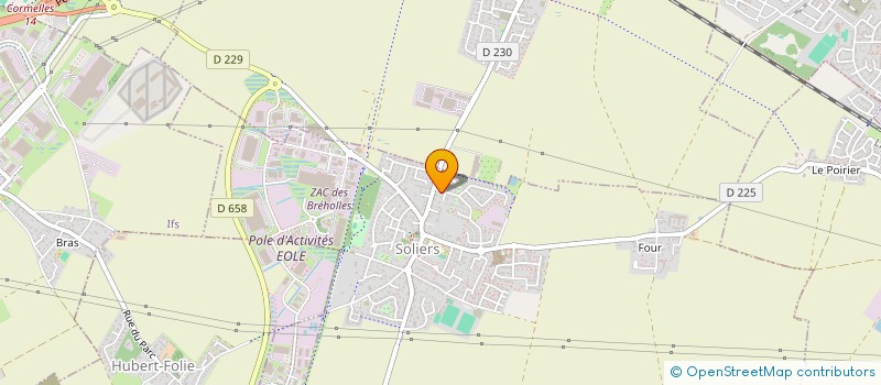 localisation de l'entreprise CYGAN à SOLIERS