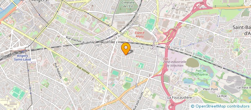 localisation de l'entreprise CYGEMI à ANGERS