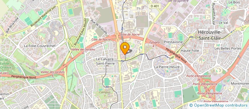 localisation de l'entreprise CYGEST à CAEN