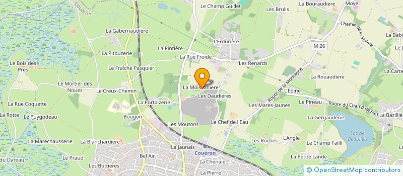 localisation de l'entreprise CYGH à COUERON