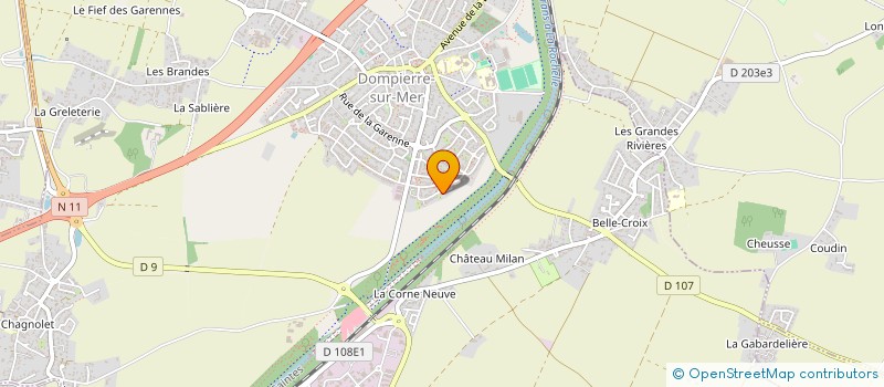 localisation de l'entreprise CYGIA  DOMPIERRE-SUR-MER