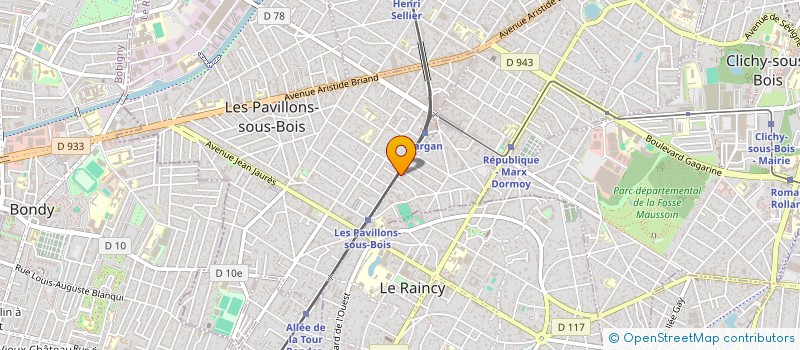 localisation de l'entreprise CYGL PATRIMOINE  LIVRY-GARGAN