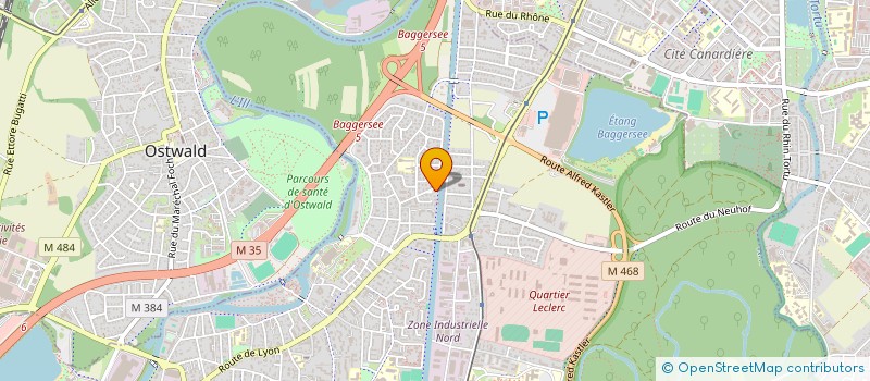 localisation de l'entreprise CYGN  ILLKIRCH-GRAFFENSTADEN