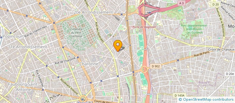 localisation de l'entreprise CYGN & LUMEN à PARIS