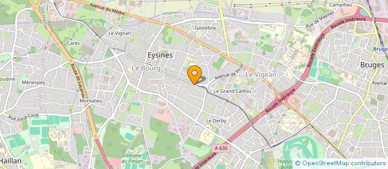 localisation de l'entreprise CYGNE BLANC  EYSINES