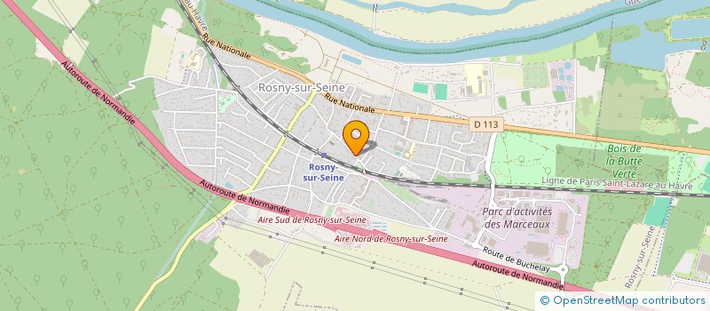 localisation de l'entreprise CYGNE CREATIF  ROSNY-SUR-SEINE