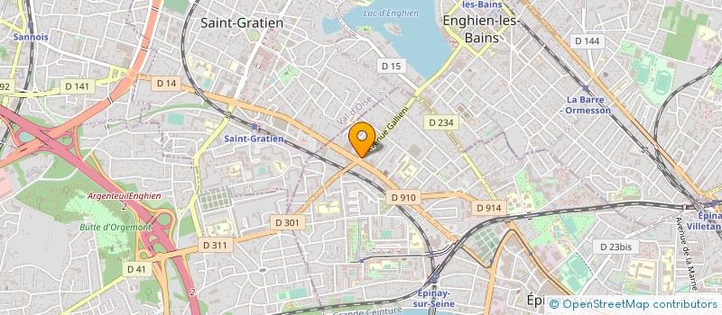 localisation de l'entreprise CYGNE D'ENGHIEN à EPINAY-SUR-SEINE
