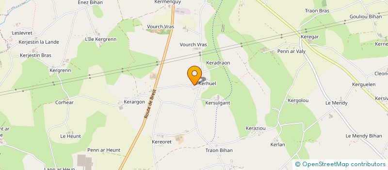 localisation de l'entreprise CYGNE ENTRETIEN JARDIN à PLABENNEC