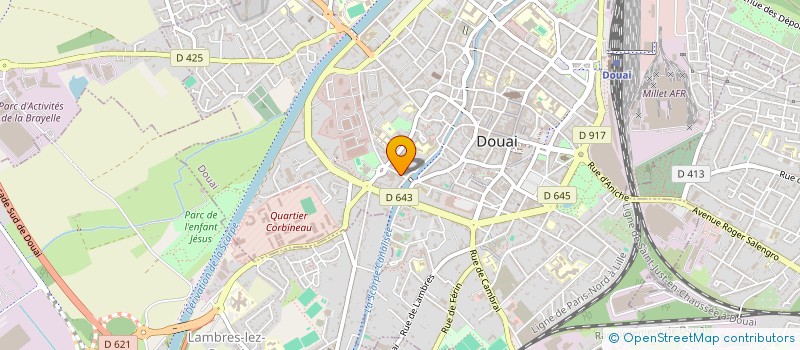 localisation de l'entreprise CYGNUS CONSEILS à DOUAI