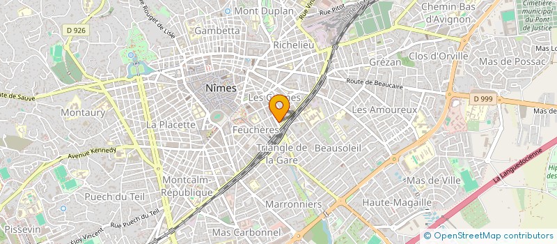 localisation de l'entreprise CYGNUS FILMS à NIMES