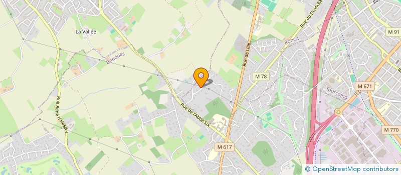 localisation de l'entreprise CYGNUS LIBRIS  RONCQ