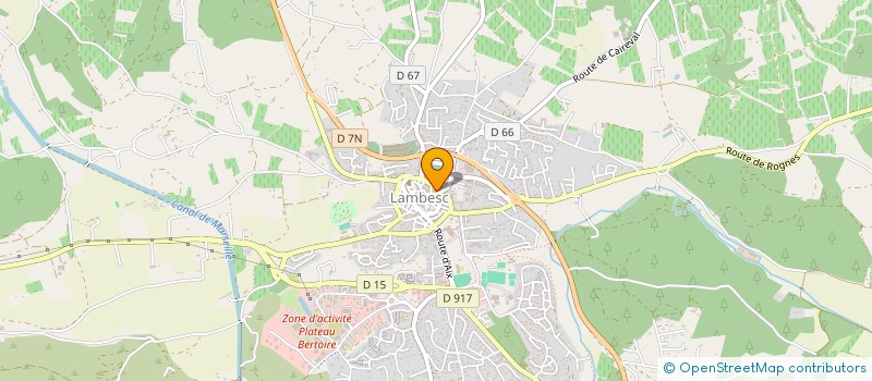 localisation de l'entreprise CYGONIA IMMOBILIER  LAMBESC