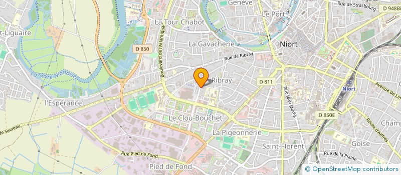 localisation de l'entreprise CYHG à NIORT