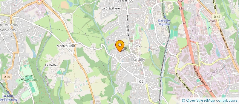 localisation de l'entreprise CYHUJU  DARDILLY