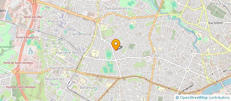 localisation de l'entreprise CYJAS à NANTES
