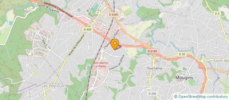 localisation de l'entreprise CYJO à MOUGINS