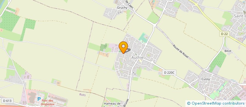 localisation de l'entreprise CYJOCO à AUTHIE