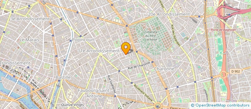 localisation de l'entreprise CYK  PARIS