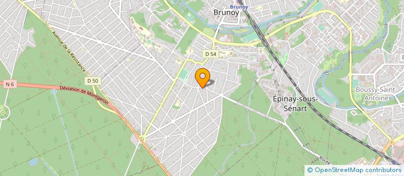 localisation de l'entreprise CYKAROUTE SARL à BRUNOY