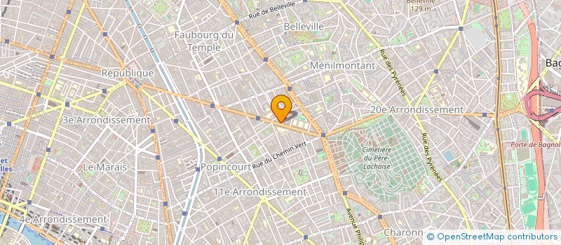 localisation de l'entreprise CYKLEO à PARIS