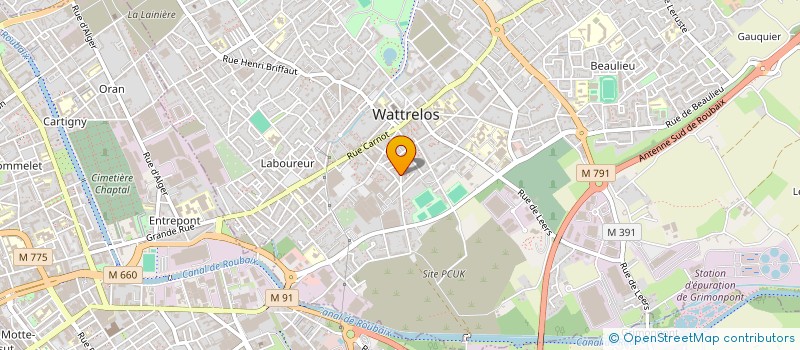 localisation de l'entreprise CYL 31  WATTRELOS