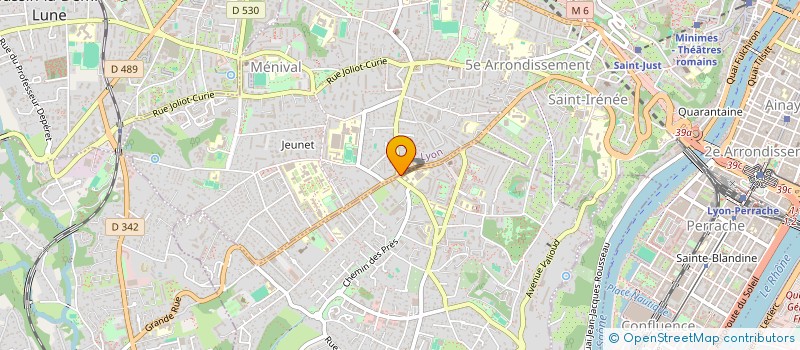 localisation de l'entreprise CYL  LYON