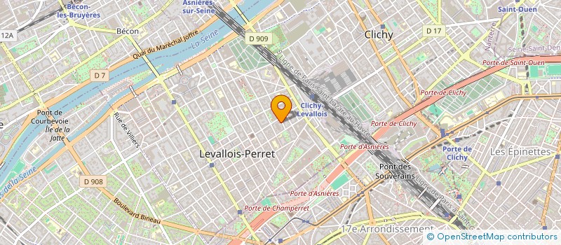 localisation de l'entreprise CYL à LEVALLOIS-PERRET