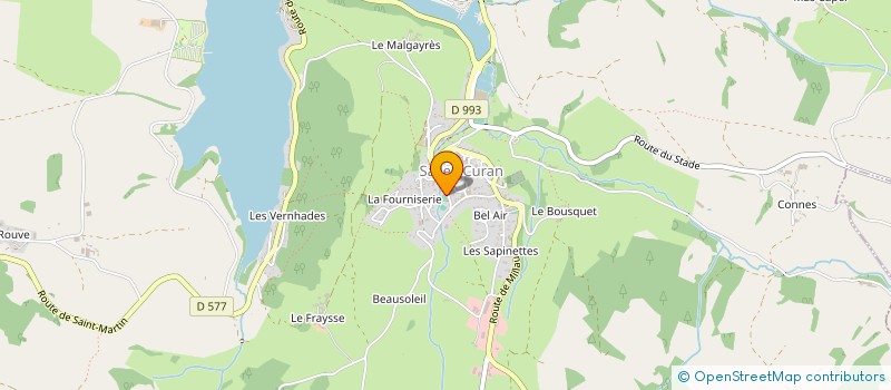 localisation de l'entreprise CYL ENERGIE  SALLES-CURAN