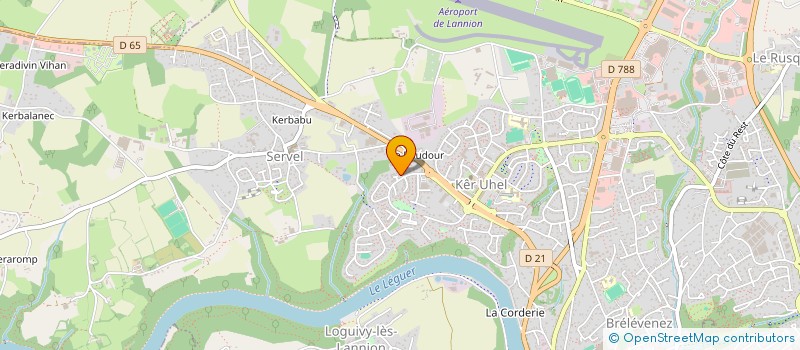 localisation de l'entreprise CYLA  LANNION