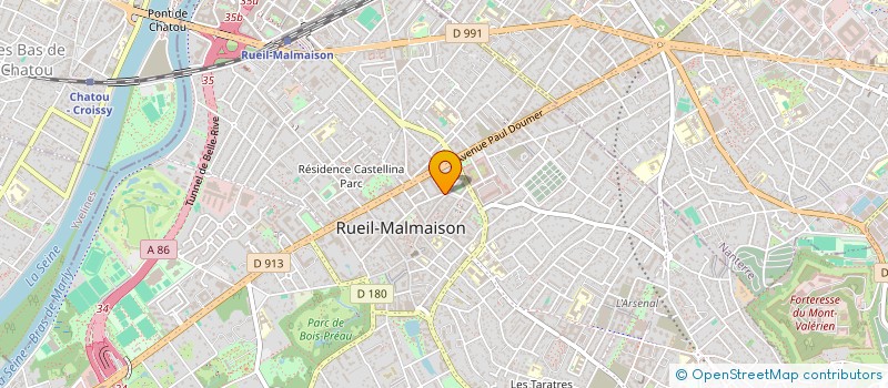 localisation de l'entreprise CYLA à RUEIL-MALMAISON