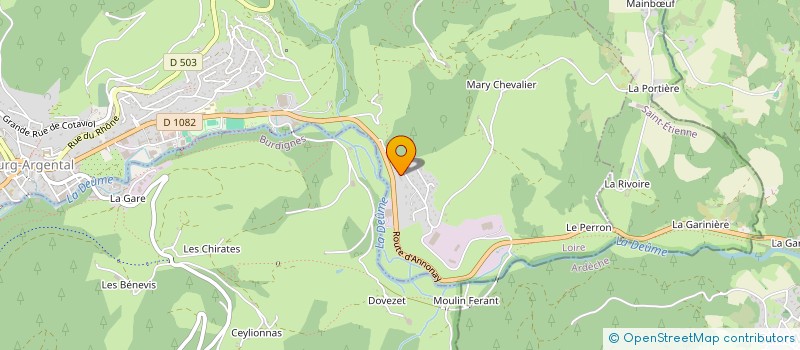 localisation de l'entreprise CYLA  BOURG-ARGENTAL