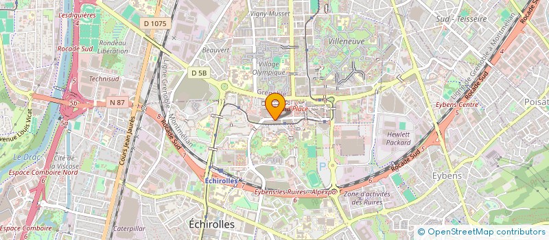 localisation de l'entreprise CYLANE à ECHIROLLES