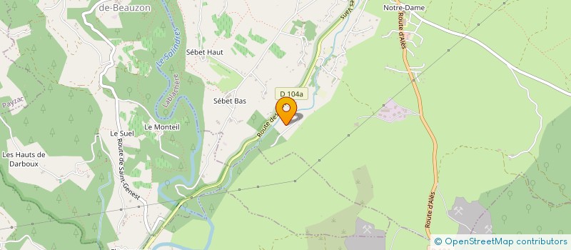 localisation de l'entreprise CYLD IMMOBILIER  LABLACHERE