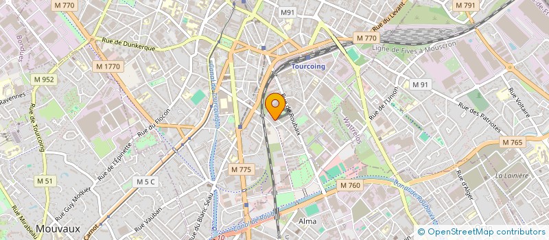 localisation de l'entreprise CYLENE  TOURCOING