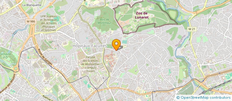 localisation de l'entreprise CYLEONE à MONTPELLIER