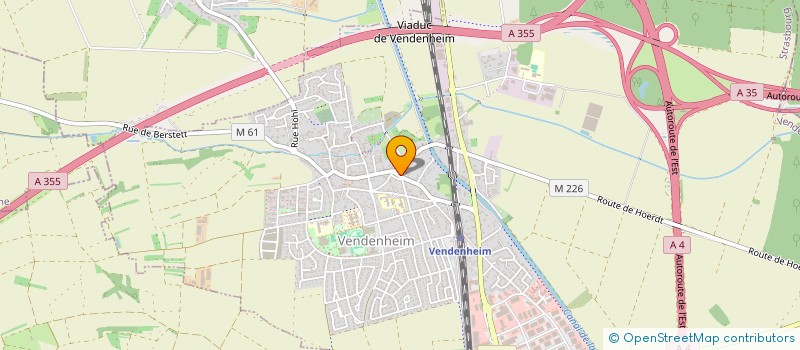 localisation de l'entreprise CYLERGY ECOTECH  VENDENHEIM