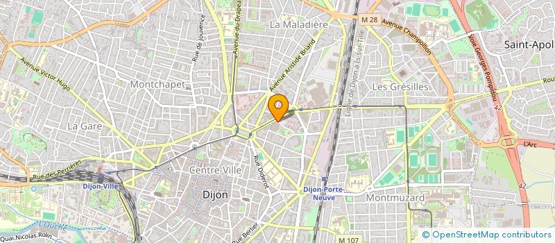 localisation de l'entreprise CYLEX à DIJON