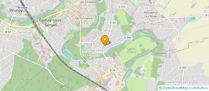 localisation de l'entreprise CYLEX  BOUSSY-SAINT-ANTOINE