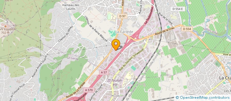 localisation de l'entreprise CYLF EDITIONS  LA FARLEDE