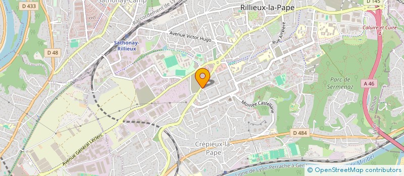 localisation de l'entreprise CYLIMPEX  RILLIEUX-LA-PAPE