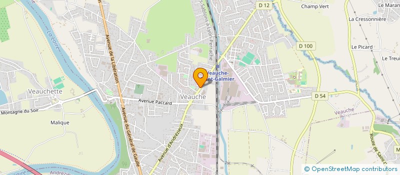 localisation de l'entreprise CYLIUM DEV  ANDREZIEUX-BOUTHEON