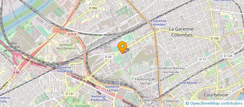 localisation de l'entreprise CYLLENE ITS à NANTERRE
