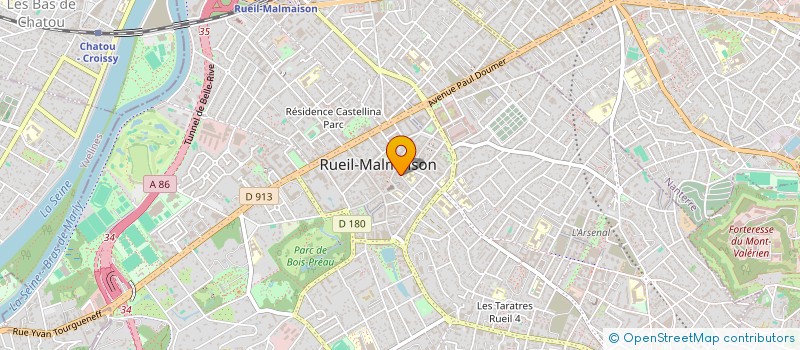 localisation de l'entreprise CYLLIA'CADEMY à RUEIL-MALMAISON