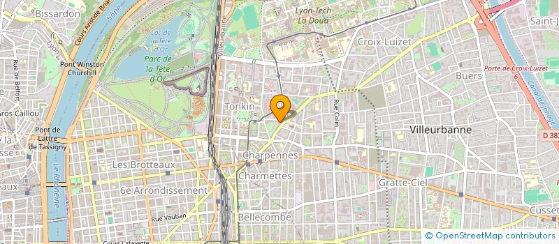 localisation de l'entreprise CYLN à VILLEURBANNE