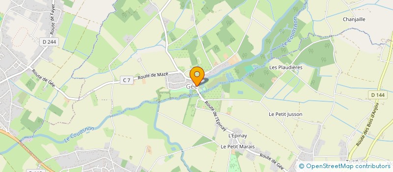 localisation de l'entreprise CYLO  BEAUFORT-EN-ANJOU