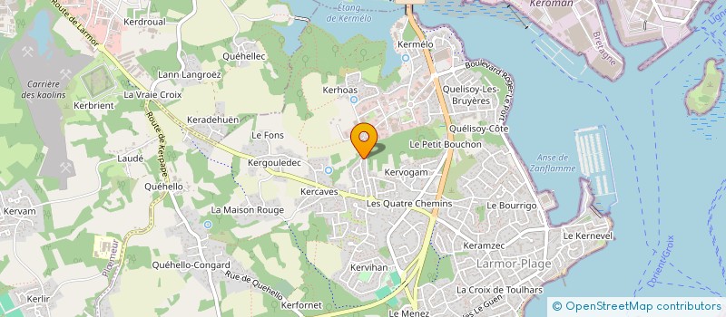 localisation de l'entreprise CYLOGAB  LARMOR-PLAGE