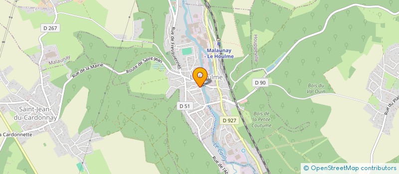 localisation de l'entreprise CYLOM  LE HOULME