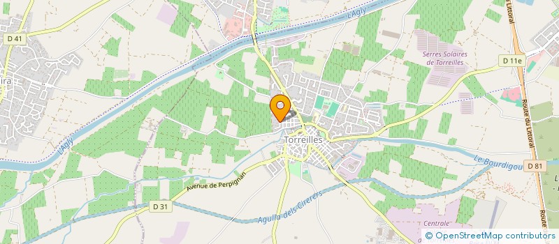 localisation de l'entreprise CYLOUMA  TORREILLES