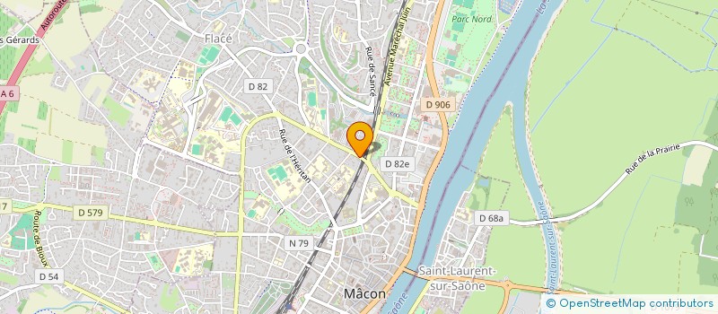 localisation de l'entreprise CYLTEHA à MACON