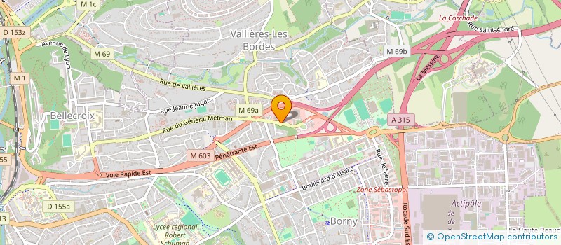 localisation de l'entreprise CYLVAERSA à METZ